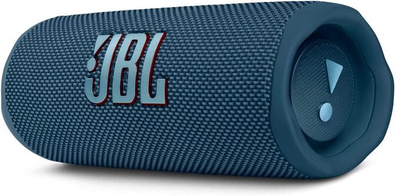 JBL Flip 6 مكبر صوت محمول IP67 مقاوم للماء مع صوت Bold JBL Original Pro ، مكبر صوت ثنائي الاتجاه ، صوت قوي وباس عميق ، بطارية 12 ساعة ، حماية شحن USB-C آمنة - أزرق ، JBLFLIP6BLU